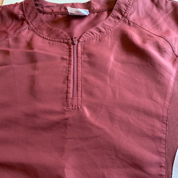 Teamwork Athletic Apparel Cage Jacket XL 46-49. Maroon And White. - Picture 2 of 6